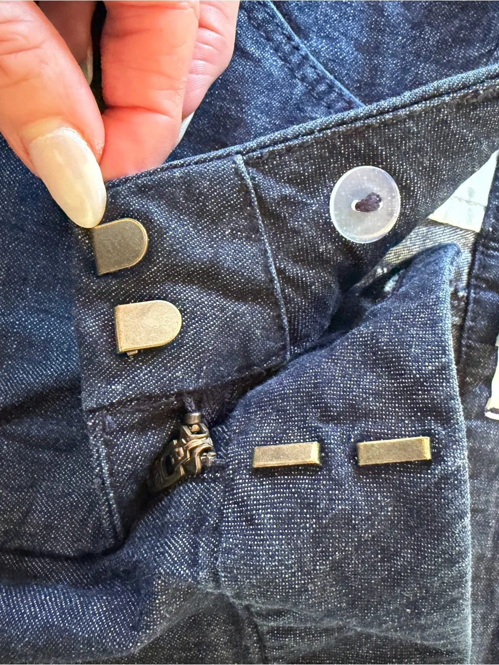 LOFT Dark Blue Denim Short Shorts